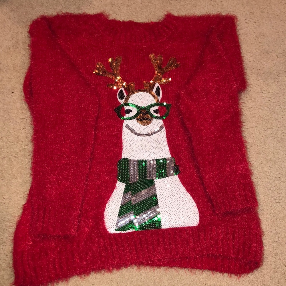 Alpaca fuzzy sweater